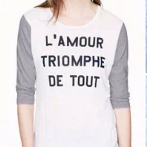 J. Crew Baseball Tee size S - Picture 1 of 4